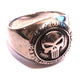 Anillo Acero Sello Punisher Redondo - URA Moto