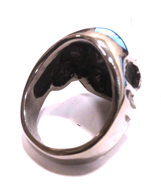 Anillo Acero Calavera Triple Cor - URA Moto