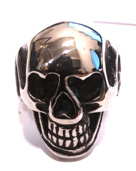 Anillo Acero Calavera Triple Cor - URA Moto