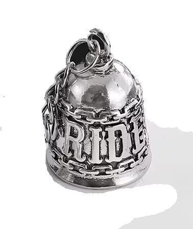 Campana Motera Live to Ride Cadenas - Amuleto de Protección