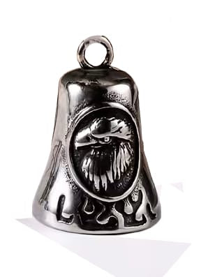 Campana Motera Cabeza de Águila - Amuleto de Protección Biker