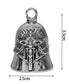 Campana Motera Motero con Alas - Amuleto de Protección Biker