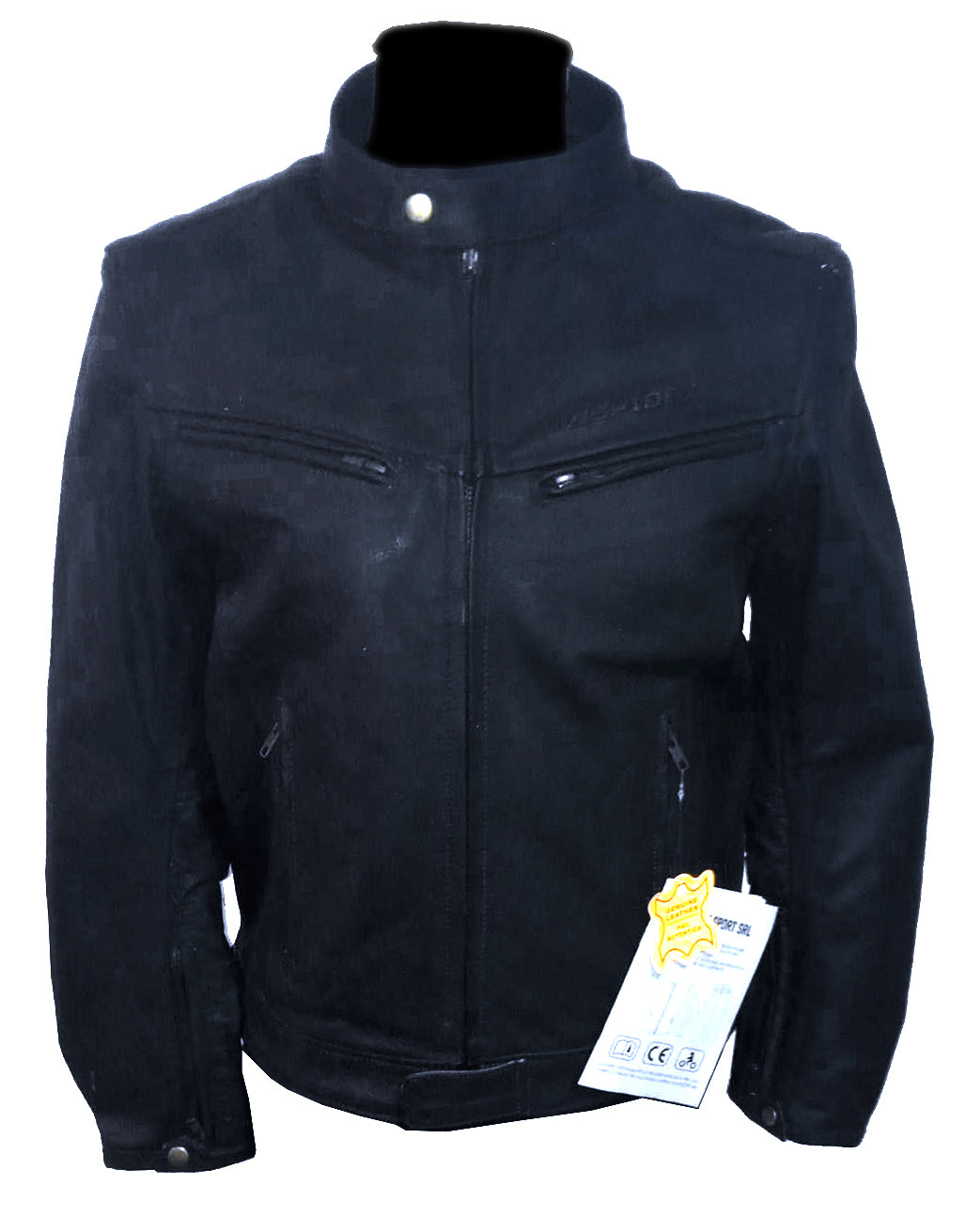 Chaqueta moto Piel con Protecciones Asppidex - URA Moto