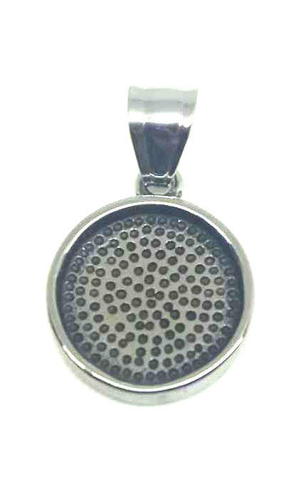Colgante Acero Inoxidable Medalla (1,7cm) Triqueta - URA Moto