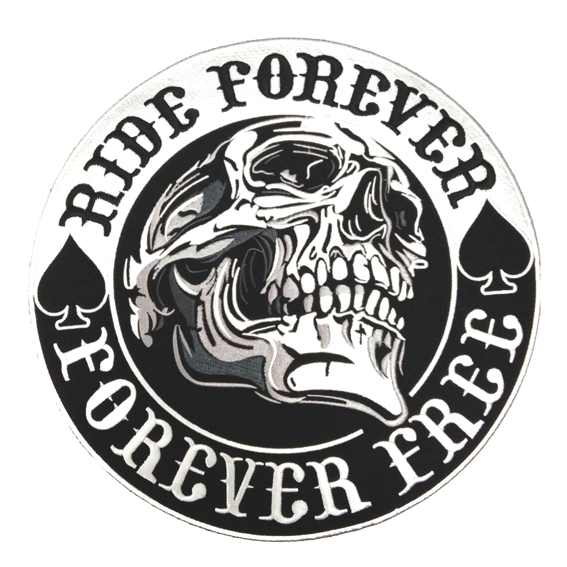 Parche Bordado Ride Forever - Forever Free - URA Moto