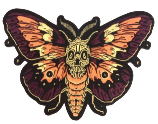 Parche bordado Calavera Polilla de la Muerte