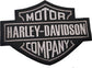 Parche Bordado Harley Davidson Gris - URA Moto