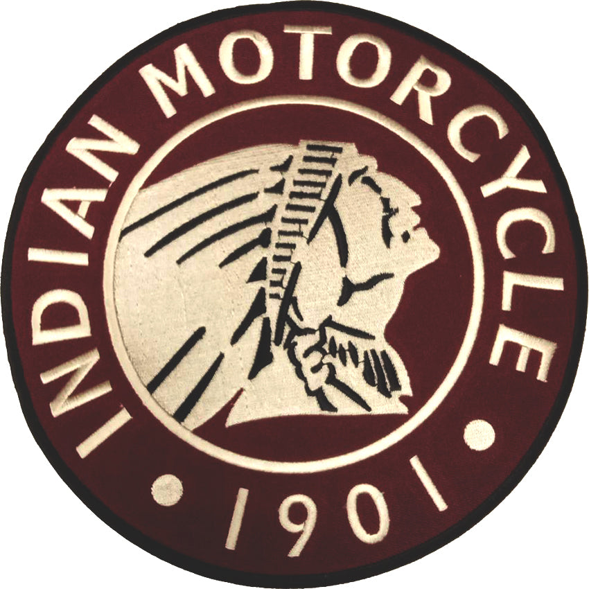 Parche Bordado Indian Logo - URA Moto