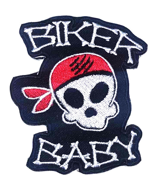 Parche Bordado Termoadhesivo Biker Baby - URA Moto