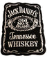 Parche Bordado Termoadhesivo Jack Daniels Etiqueta - URA Moto