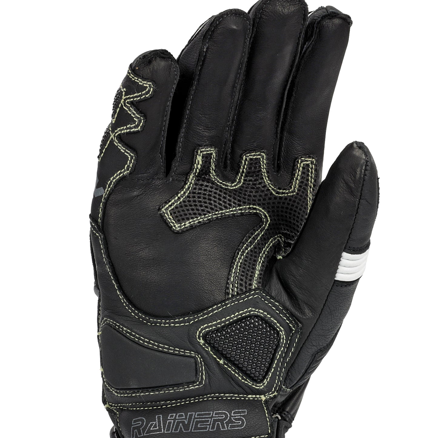 Guantes Rainers VRC4 PRO-N Racing Negro CE Nivel 2 Piel TPU Superfabric