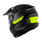 Casco Integral CMS XRDS 2.0 RIDGE YELLOW REFLEX MT – Alta Visibilidad Flúor, Visor Solar y Seguridad ECE 22.06