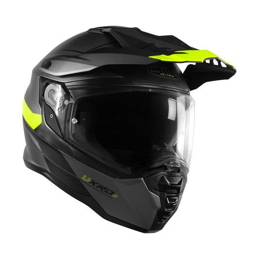 Casco Integral CMS XRDS 2.0 RIDGE YELLOW REFLEX MT – Alta Visibilidad Flúor, Visor Solar y Seguridad ECE 22.06