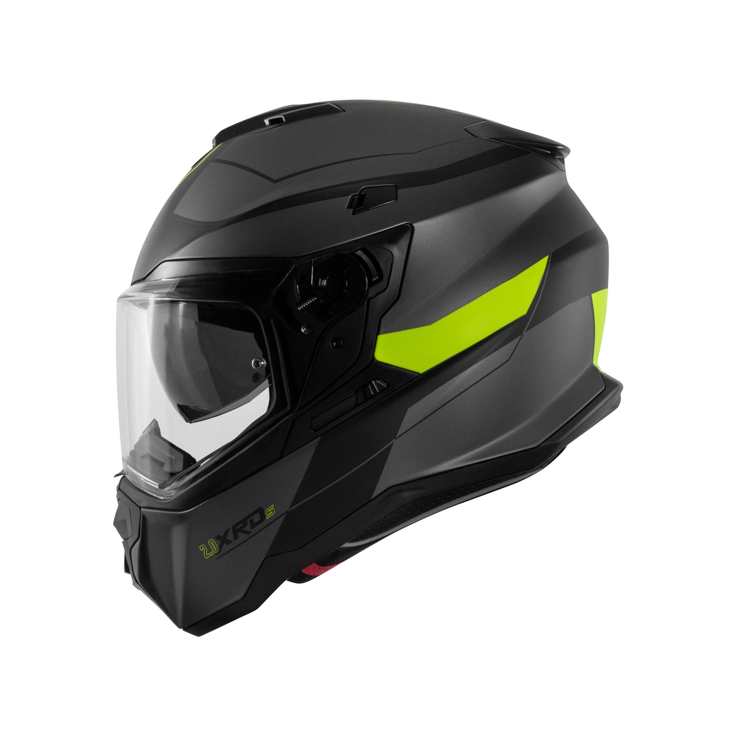 Casco Integral CMS XRDS 2.0 RIDGE YELLOW REFLEX MT – Alta Visibilidad Flúor, Visor Solar y Seguridad ECE 22.06