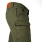 Pantalón Vaquero Moto Rainers ZACK-V Verde CE AA | Rodilla Nivel 2