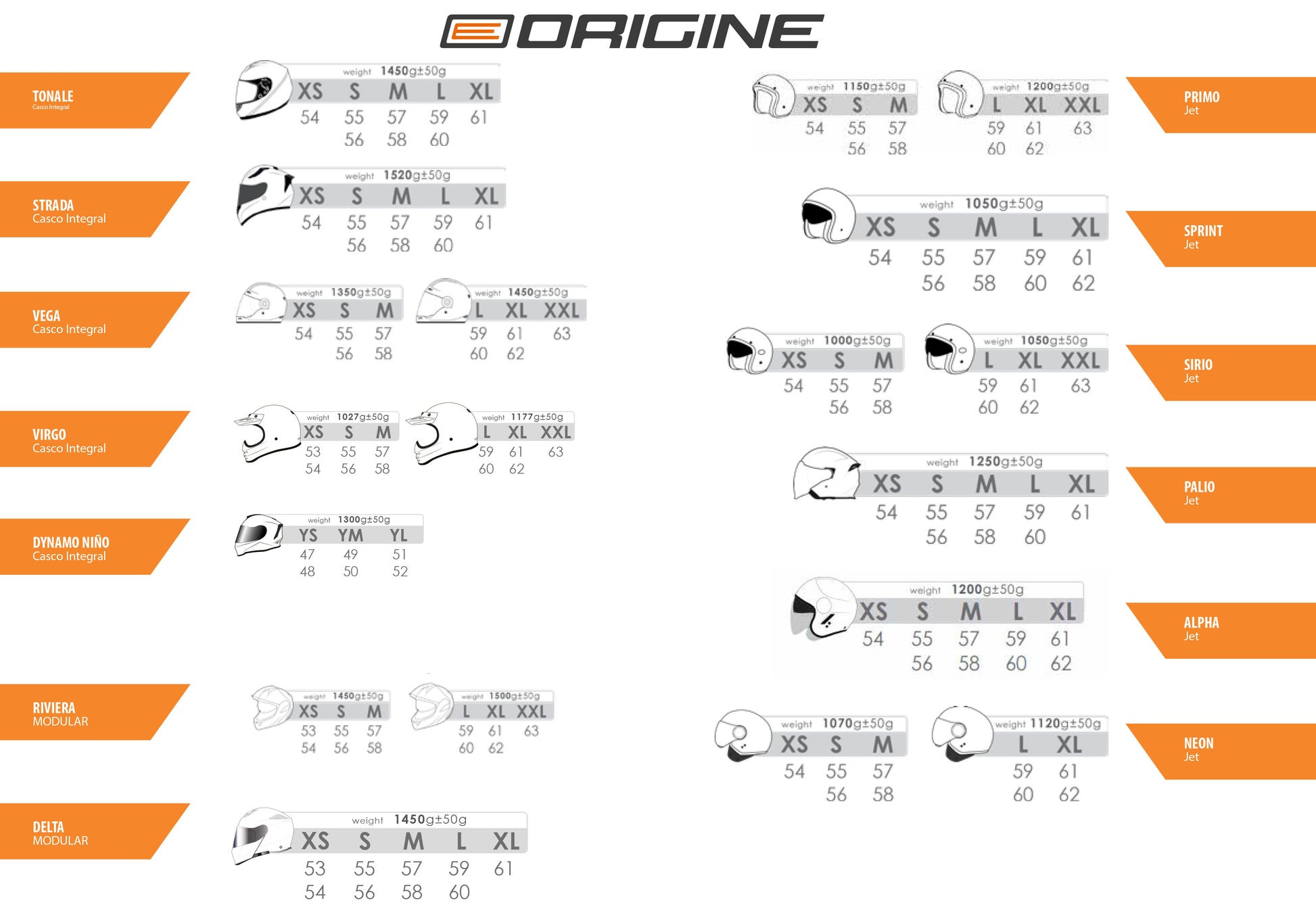 Casco Moto Modular Origine LOGIC LINEAR FLUO YELLOW GREY MATT (ECE22.06) - URA Moto