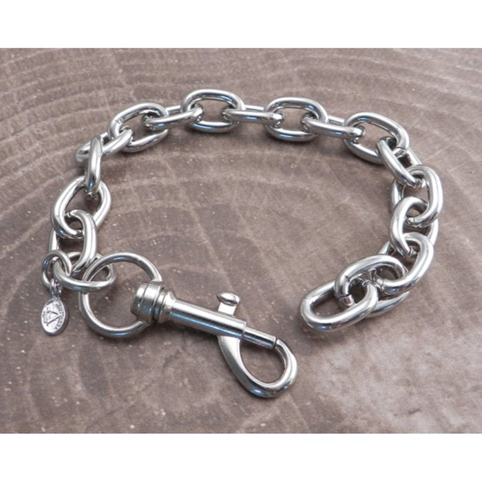 Pulsera Cadena Eslabones Amigaz | Acero Biker Old School