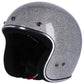 Casco Roeg Jett Disco Ball Plateado Jet Fibra