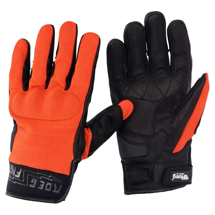 Guantes Roeg FNGR Naranja Textil CE Verano