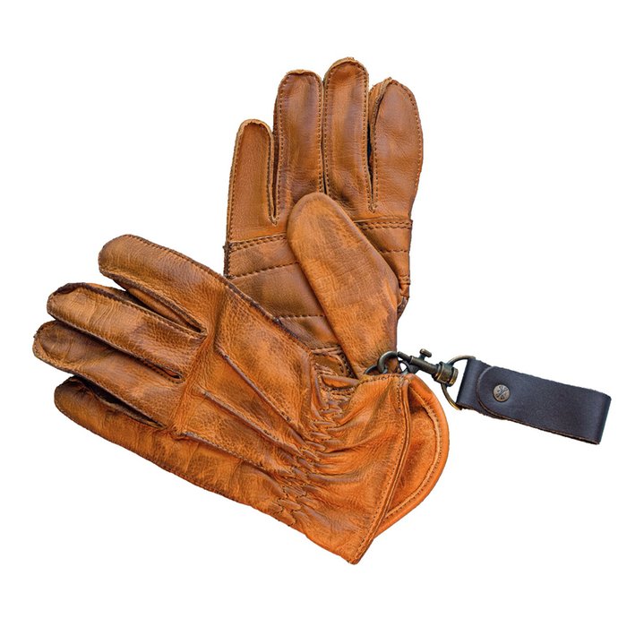 13 1/2 Guantes Lowlander color coñac