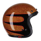 Casco JET con calavera de 13 1/2" con escamas de metal superiores