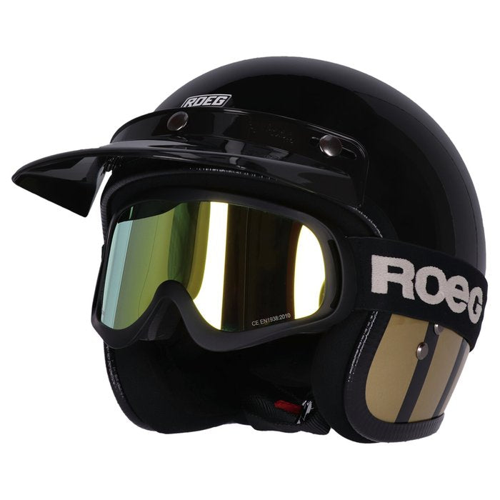 Casco Roeg Jett Curbstone Dorado Jet Fibra ECE