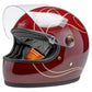 Casco Biltwell Gringo S Llamas Rojas Granate