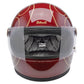Casco Biltwell Gringo S Llamas Rojas Granate