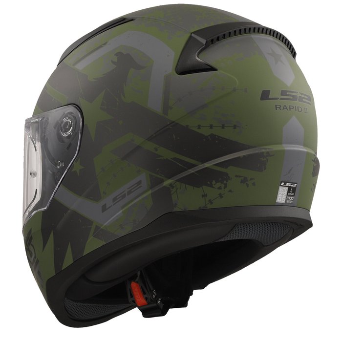 Casco LS2 FF353 Rapid II Thunder Birds Militar