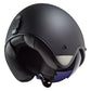 Casco LS2 OF601 Bob II Solid Negro Mate