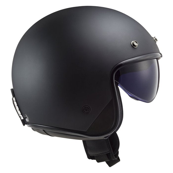 Casco LS2 OF601 Bob II Solid Negro Mate