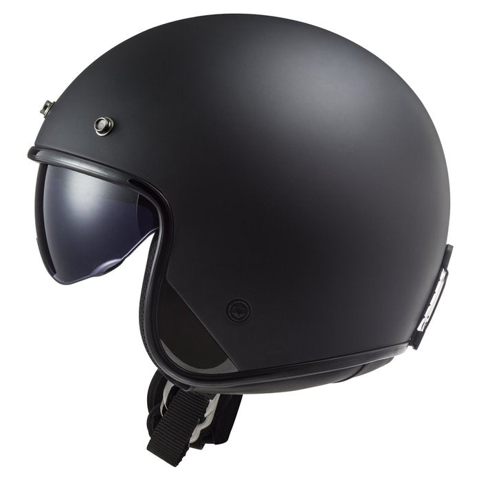 Casco LS2 OF601 Bob II Solid Negro Mate