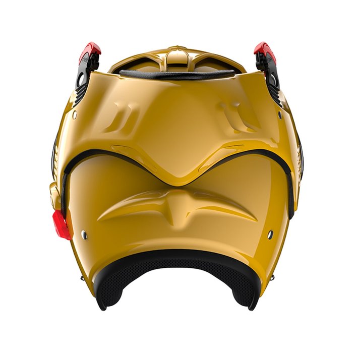 Casco Roof Boxer Alpha Amarillo Modular Fibra ECE