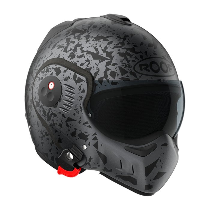 Casco Roof Boxer Alpha Grafito Mate Fibra ECE