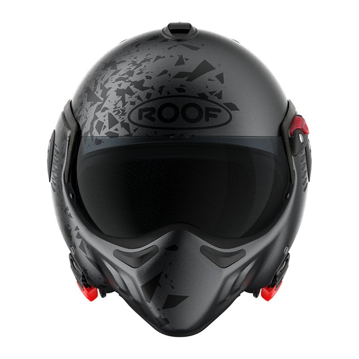Casco Roof Boxer Alpha Grafito Mate Fibra ECE
