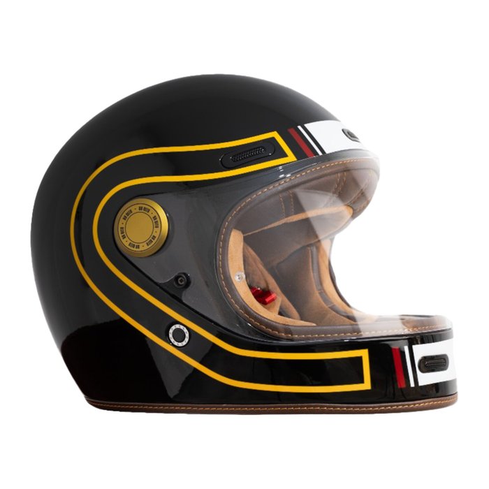 Casco By City Roadster III Fusion negro/naranja - URA Moto