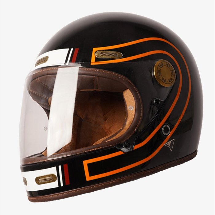 Casco By City Roadster III Fusion negro/naranja - URA Moto