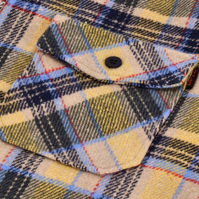 13 1/2 Franela de acero amarilla