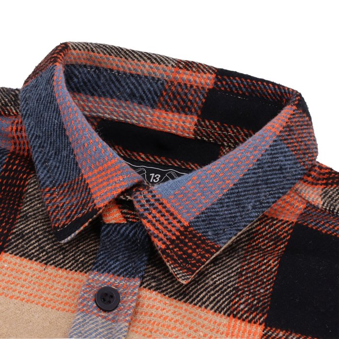 13 1/2 Franela de acero color sangre de buey