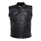 Chaleco John Doe Storm Cuero Perforado CE AAA Biker - URA Moto
