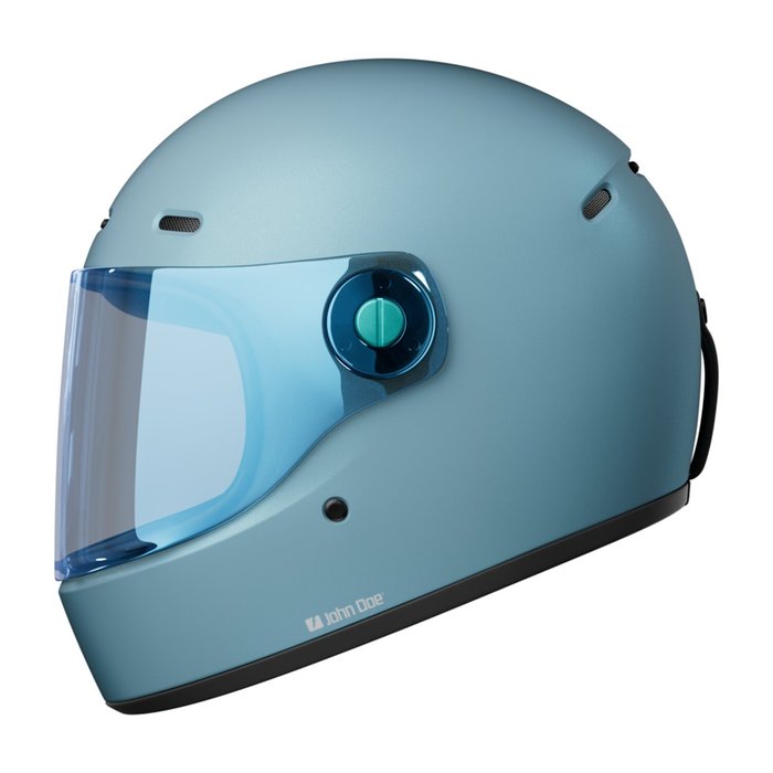 Título Shopify: Casco John Doe JD/ONE Frozen Azul Acero Integral ECE