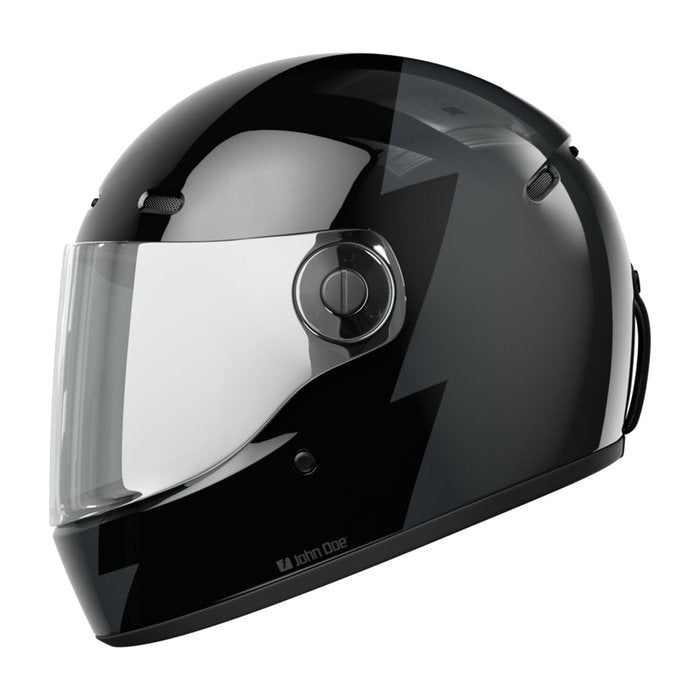 Casco John Doe JD/ONE Signature Negro/Gris Integral ECE 22.06