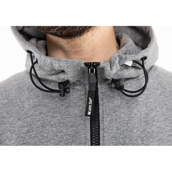 Sudadera con capucha John Doe XTM V3 gris jaspeado