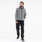Sudadera con capucha John Doe XTM V3 gris jaspeado