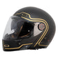 Casco By City 90 Degrees Carbon Dorado Modular Fibra ECE 22.06 - URA Moto