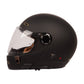 Casco By City 90 Degrees Negro Mate Modular Fibra Vidrio - URA Moto