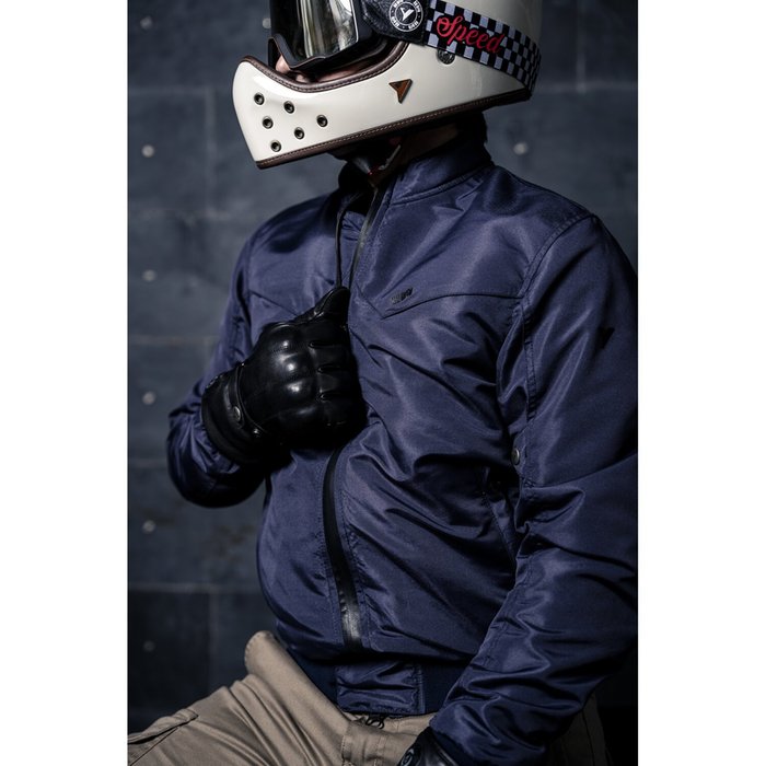 Chaqueta By City Bomber Azul Homologada CE - URA Moto