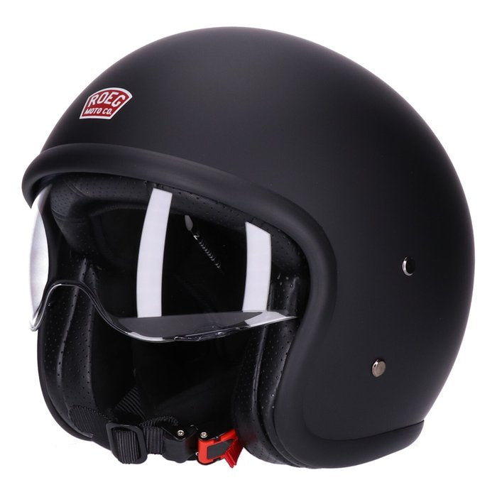 Casco Roeg Sundown Negro Mate Jet Fibra ECE