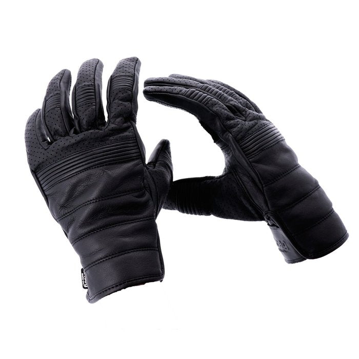 Guantes Roeg Hank Negro Piel Vacuno CE