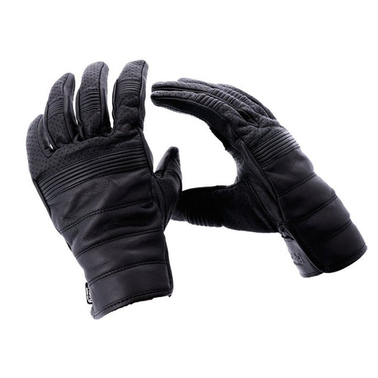 Guantes Roeg Hank Negro Piel Vacuno CE